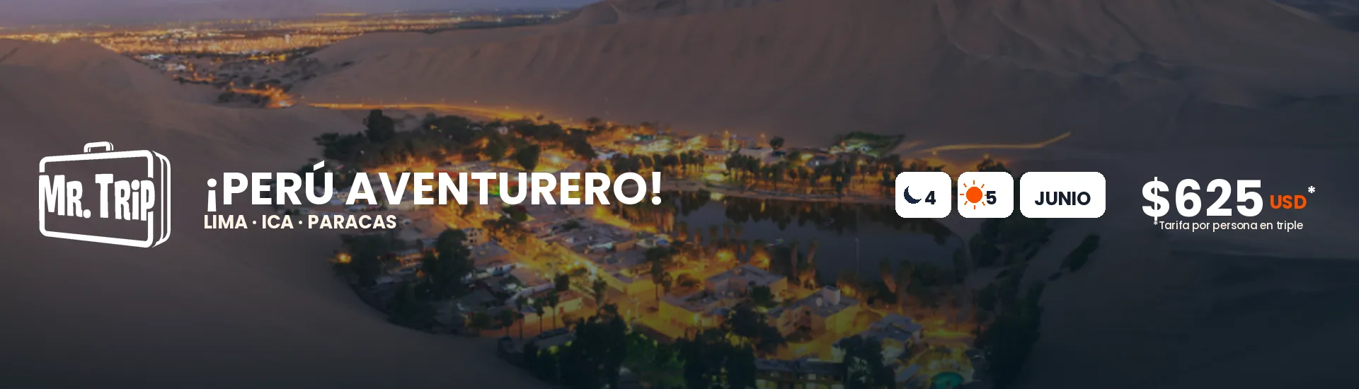 Perú entre Sabores, Mar y Desierto